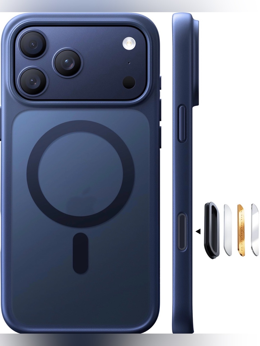 Magnetic Shockproof Case For IPhone 17 Pro - Blue